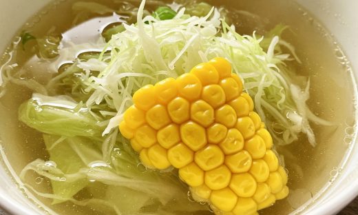 Corn and Cabbage Clear Soup