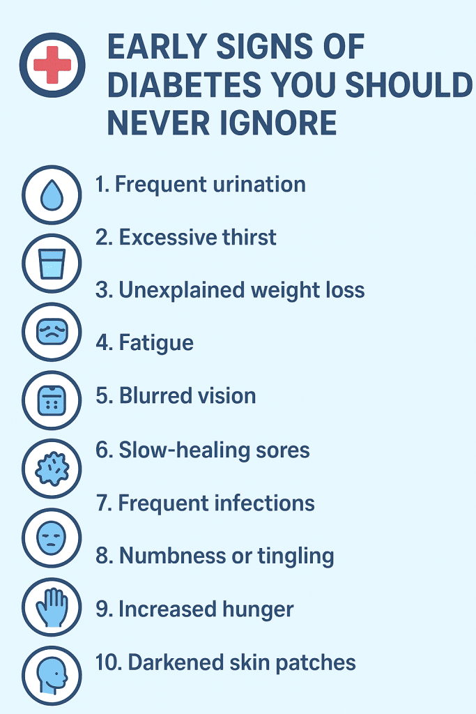 Early Signs of Diabetes You Should Never Ignore