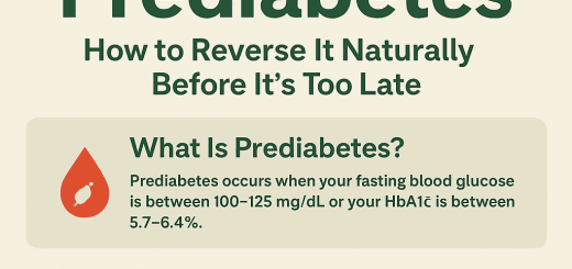 Prediabetes: How to Reverse It Naturally Before It’s Too Late